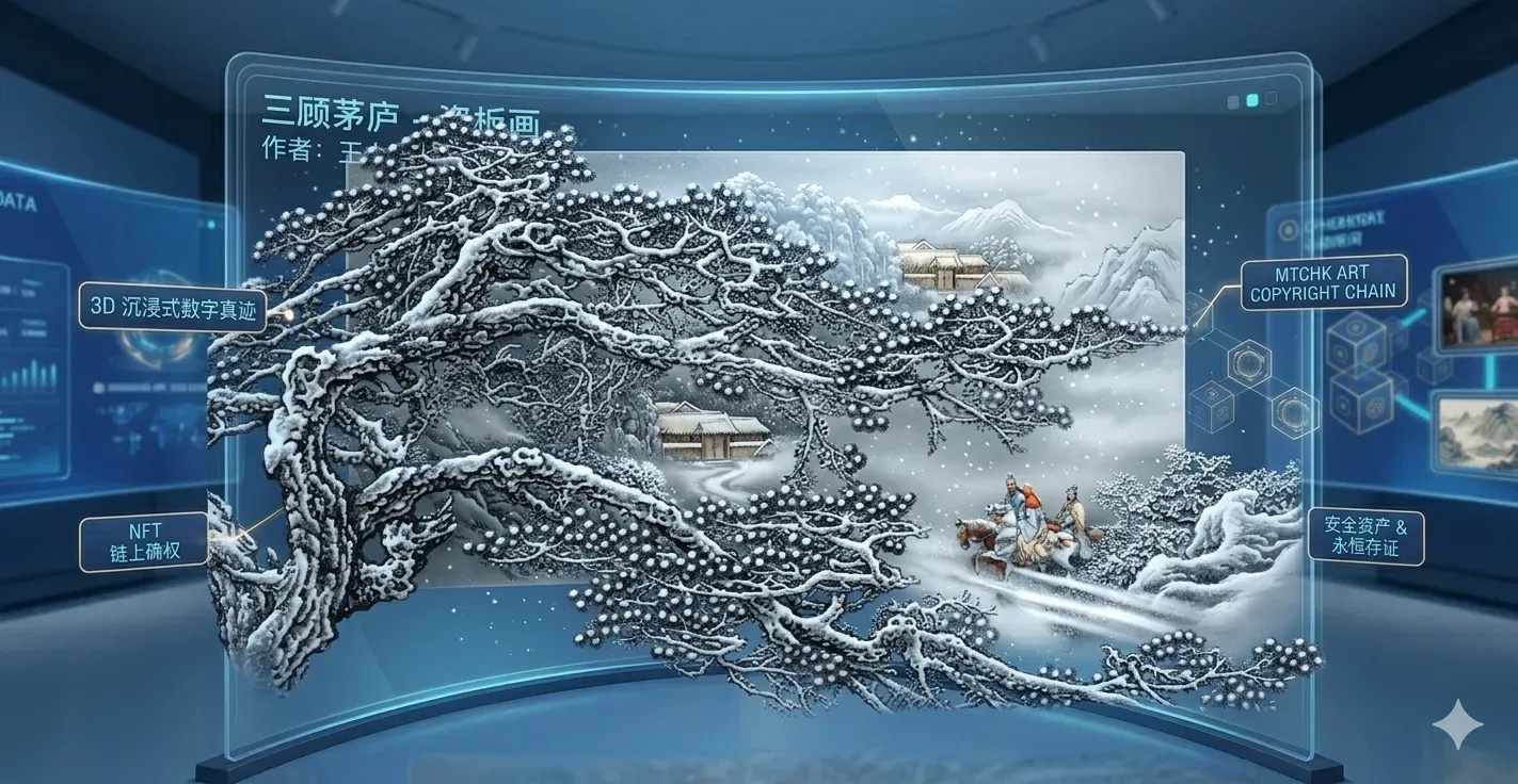 3D Spatial NFT and RWA artwork 1